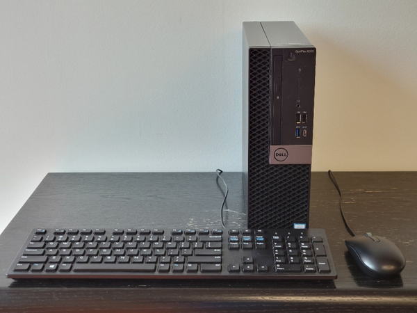 Dell OptiPlex 5060 SFF PC with Keyboard and Mouse