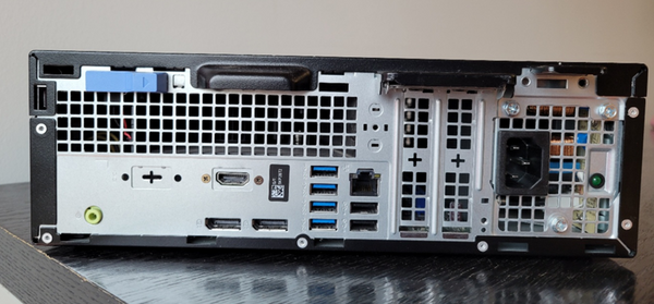 Dell OptiPlex 5060 SFF PC with 24" DVI & VGA Monitor